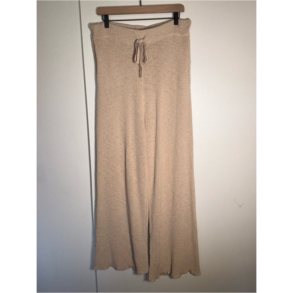 FREE PEOPLE FP BEACH chunky knit oversized comfy minimalist matching beach set L - Picture 4 of 7